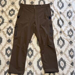 Drake Dark Brown Cargo Pants